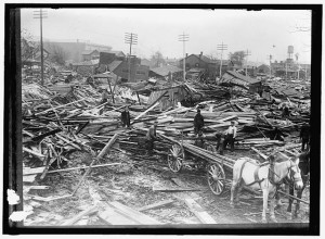 Damage from the 1913 Dayton flood.