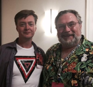 Authors AJ Huntley and Jonathan Maberry at the 2015 Dragon*Con held in Atlanta.